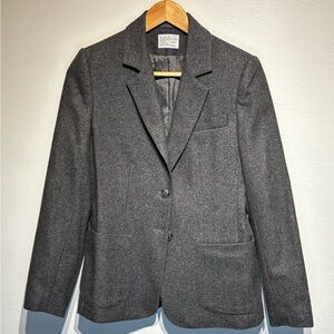 Vintage Gray Wool Blend Coat